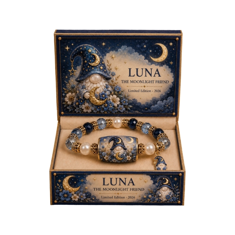 Coordinates Bracelet - Set braccialetti con gnomo fantasy con
