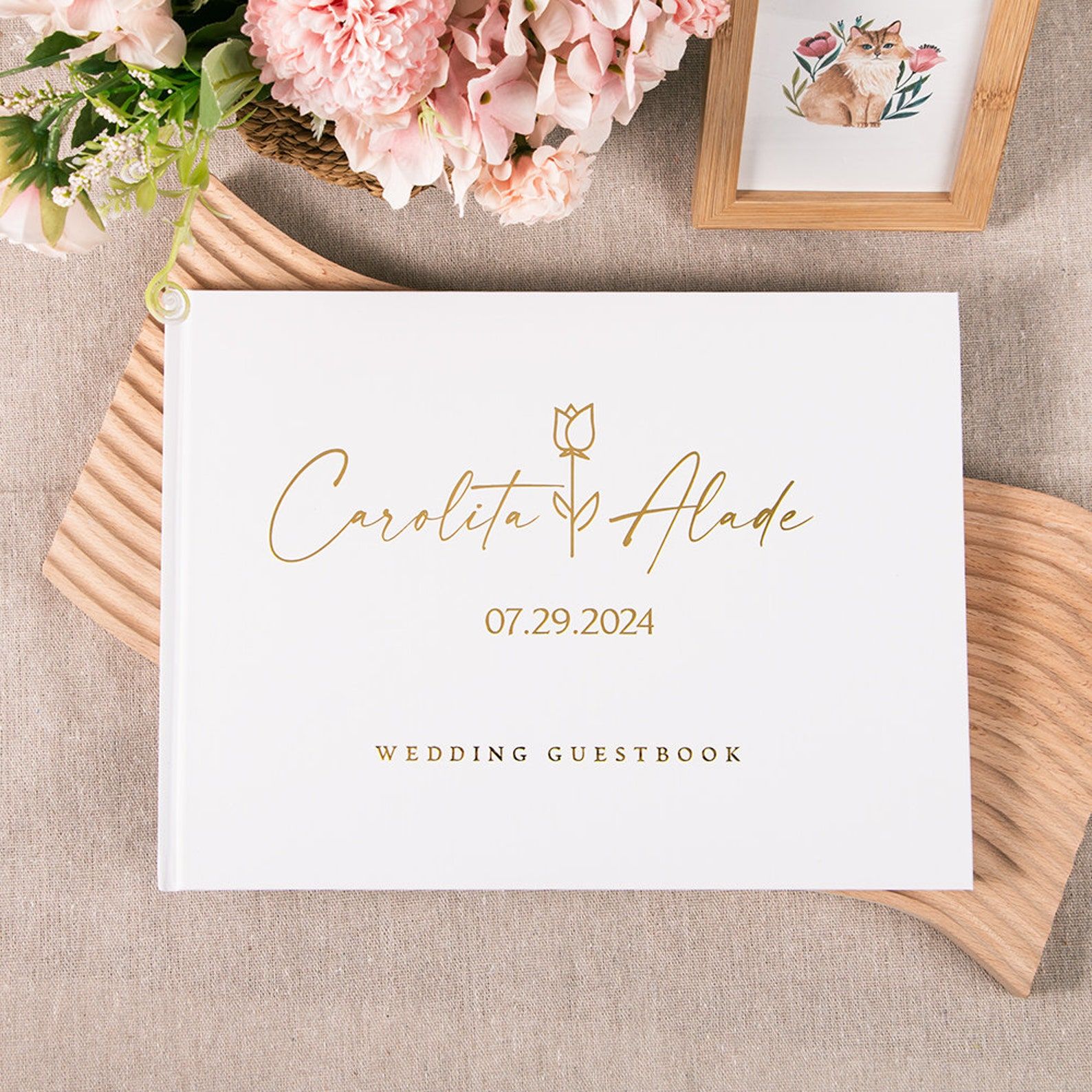 Custom Photo Book - Libro degli ospiti per matrimonio personalizzato