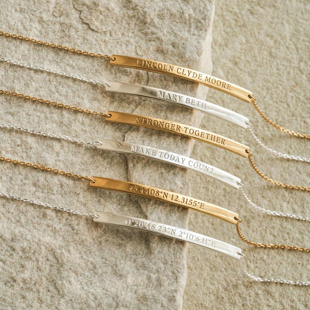 ustom Bracciale con barra di l - Coordinates Bracelet recensione e prezzo