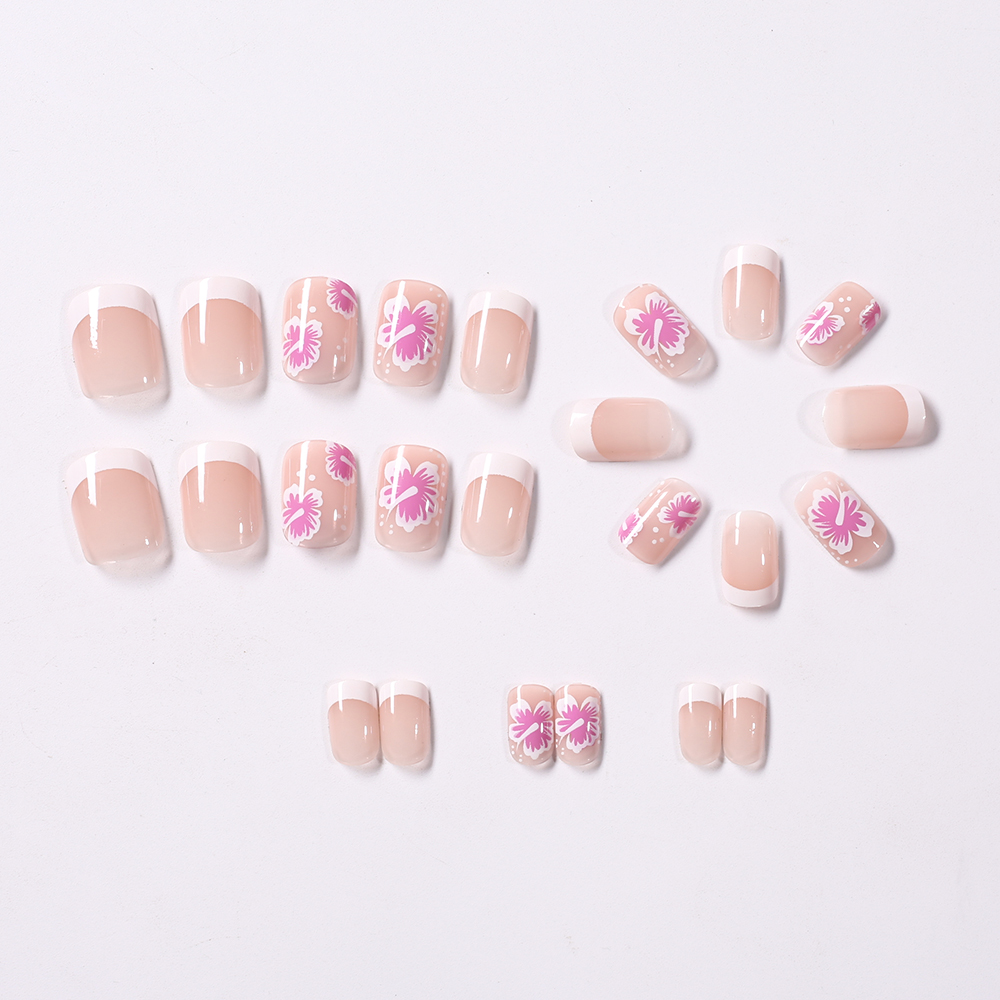 24 pezzi di unghie finte con f - Pressed Flower Art recensione e prezzo